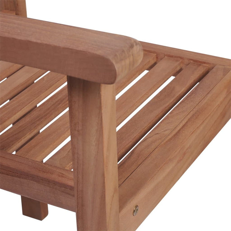 Vidaxl Sillas Apilables De Jardín 6 Uds Madera De Teca Con Cojines_5