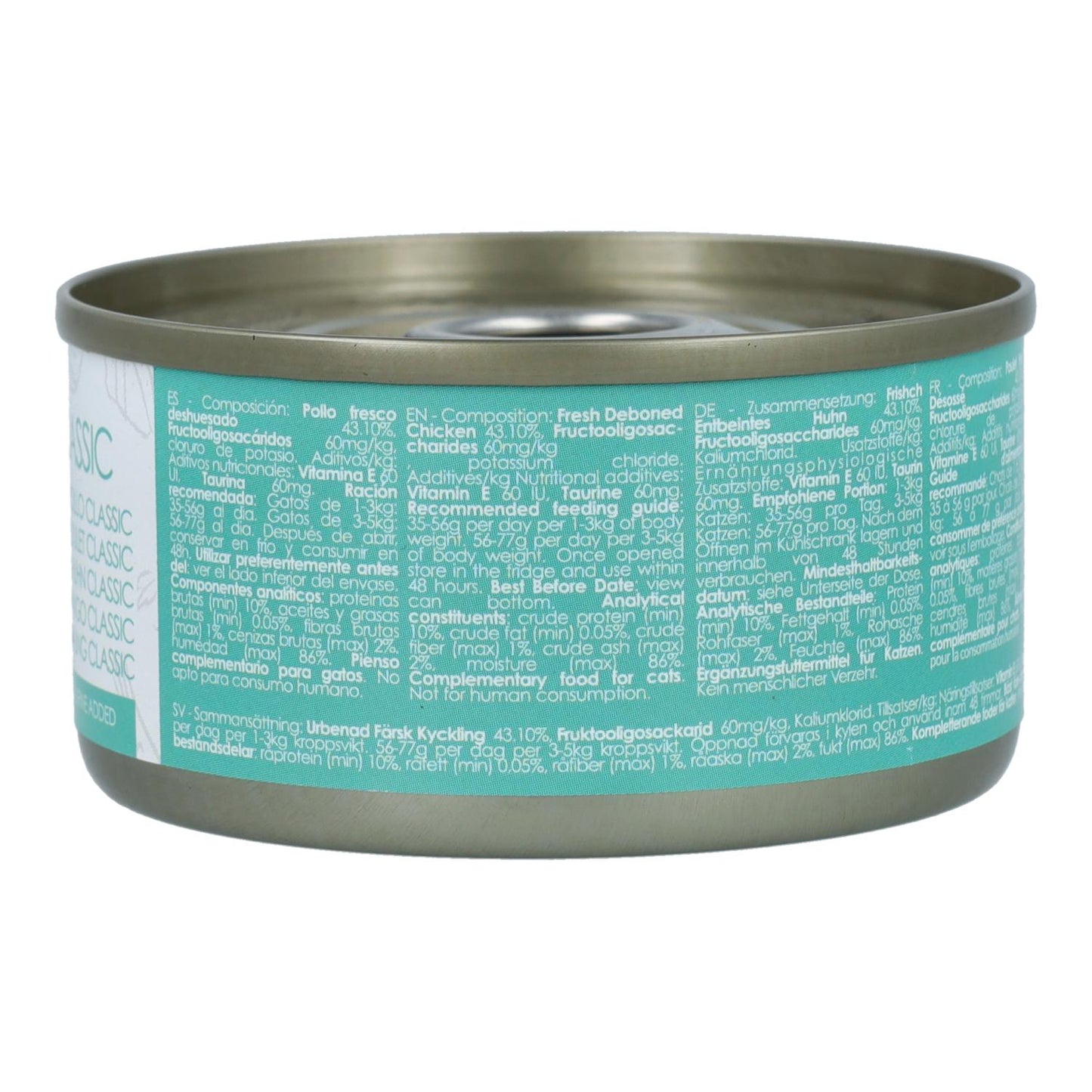 Kit Cat Can Toppers - Classic Chicken 80g Ração húmida para gatos em gelatina