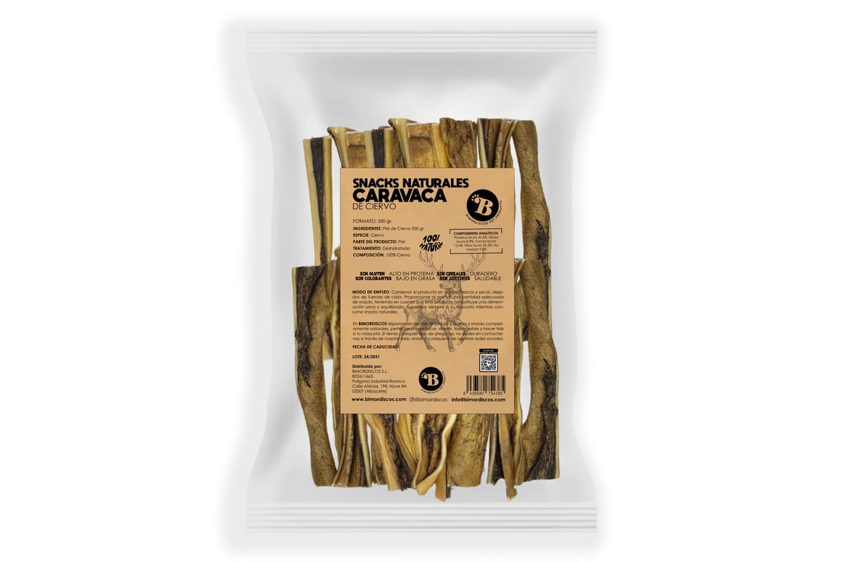 Bimordiscos Caravaca De Ciervo Para Perros. 500g_2
