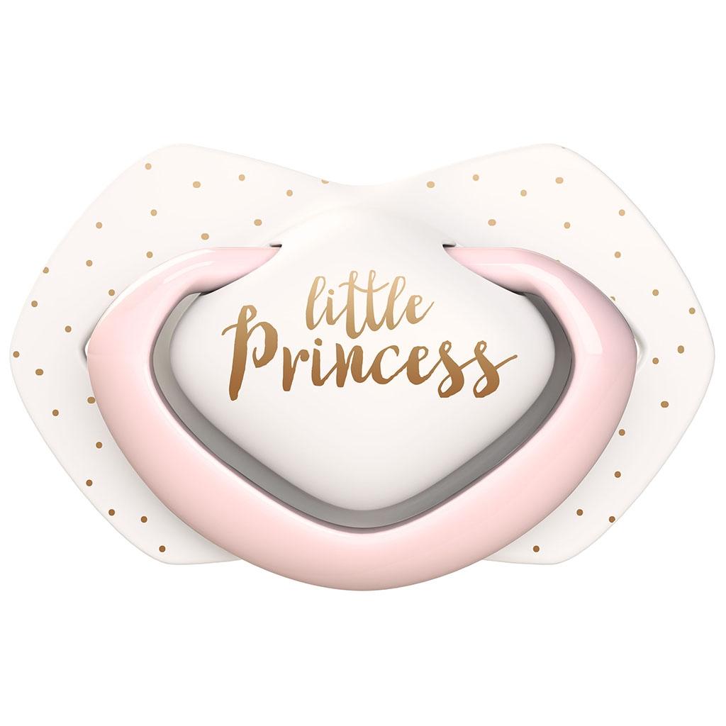 Pack de chupetas de silicone rosa Royal Baby da Canpol Babies (2 unidades)