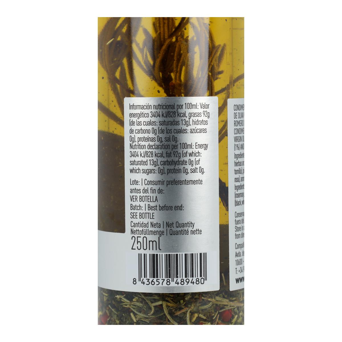 Óleo Temperado de Alecrim e Pimenta La Chinata 250ml