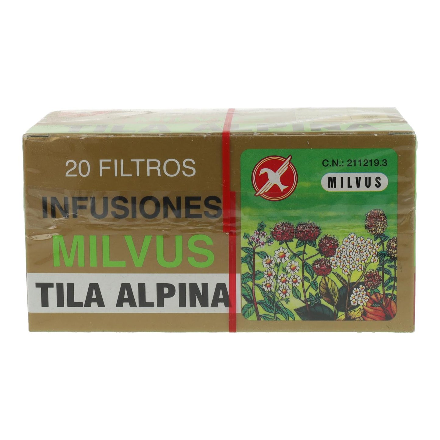 Tila Alpina 20 Filtros Con Petalos De Azahar Milvus