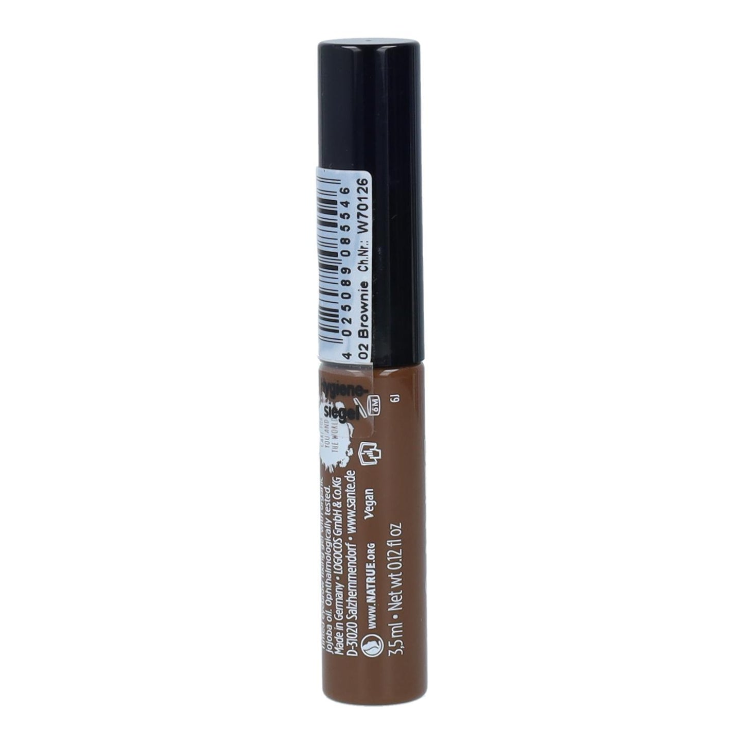 Gel de Tratamento para Sobrancelhas Color 02 Brownie Sante, 3,5 ml
