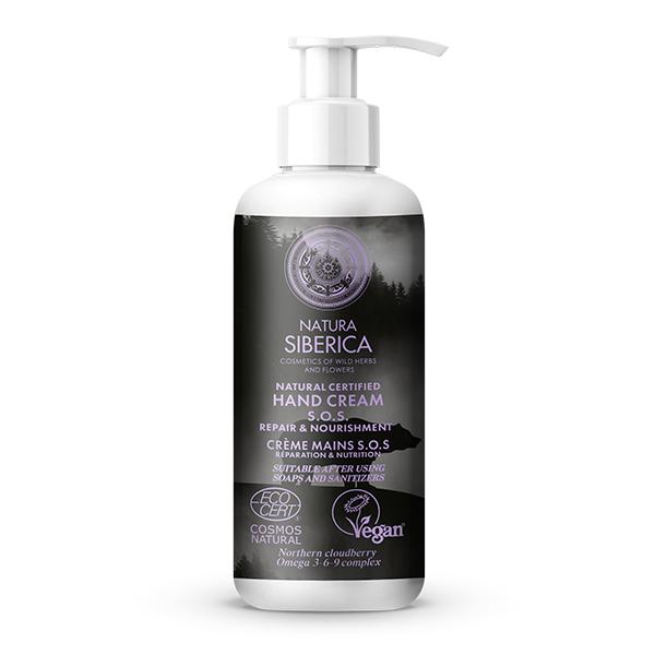 Natura Siberica Creme de Mãos SOS Reparação e Nutrição 250 ml