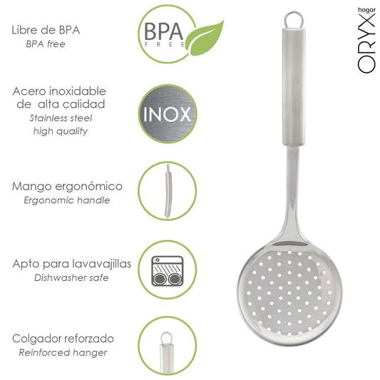 Espumadera Cocina Acero Inoxidable 34x11,5 (alt) Cm.