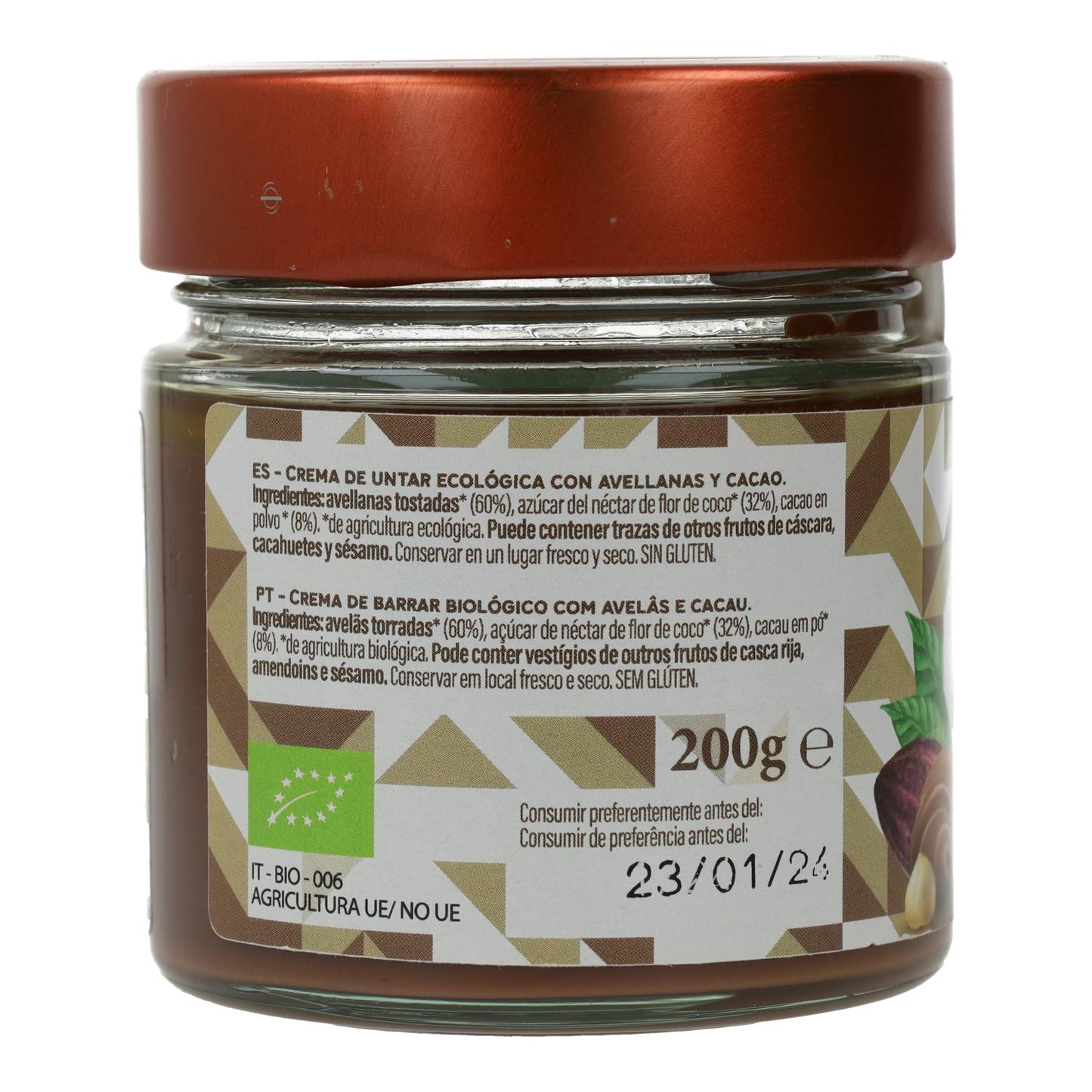 Creme de Avelã e Cacau La Finestra Sul Cielo 200g