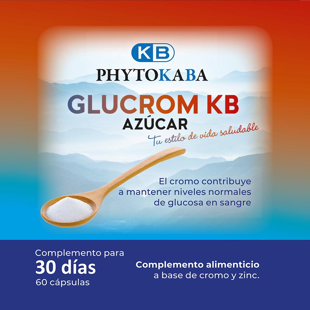 Glucrom Kb 60 Cápsulas A Base De Cromo Y Zinc_2