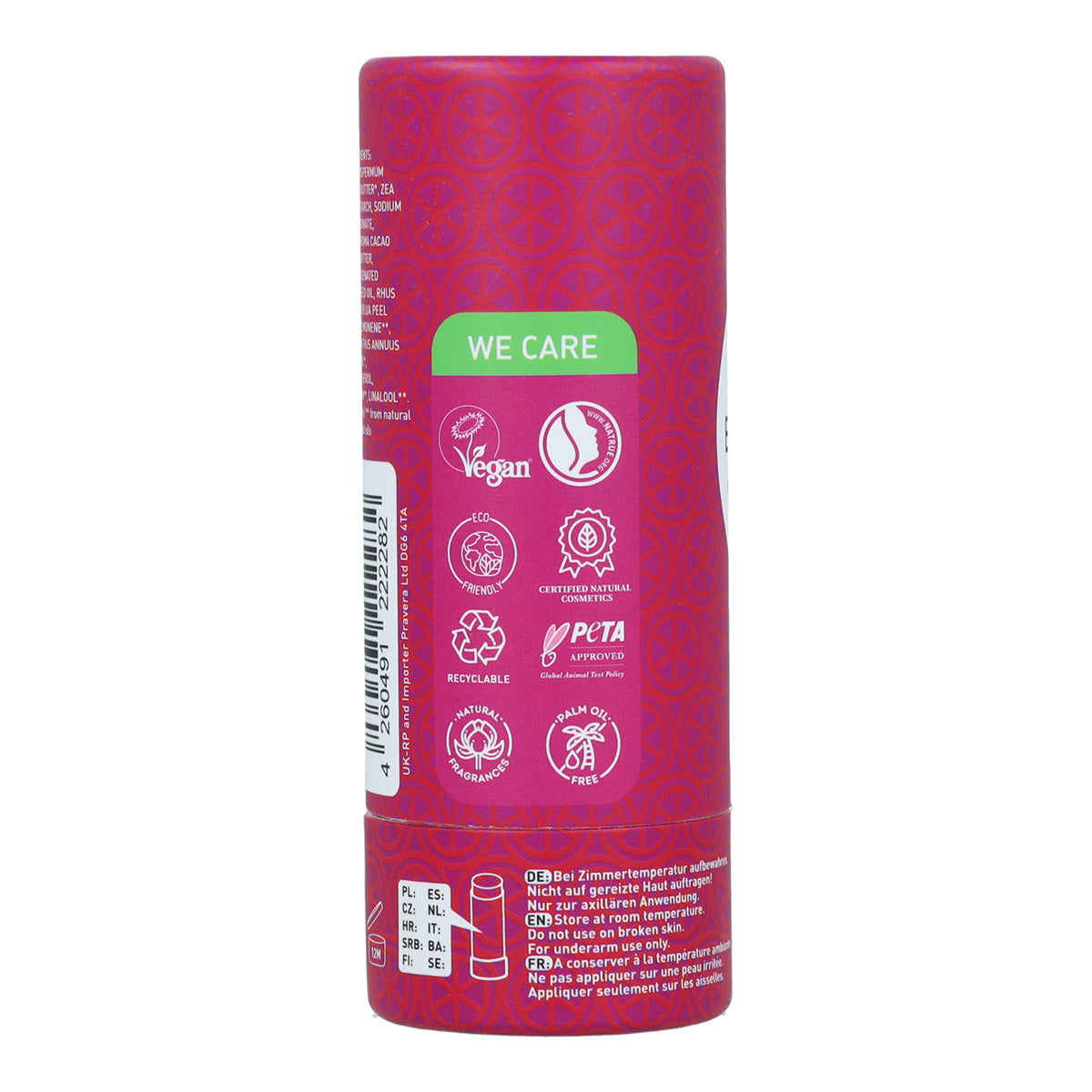 Desodorizante (resíduo zero) Ben&Anna PinkGrapefruit 40 g