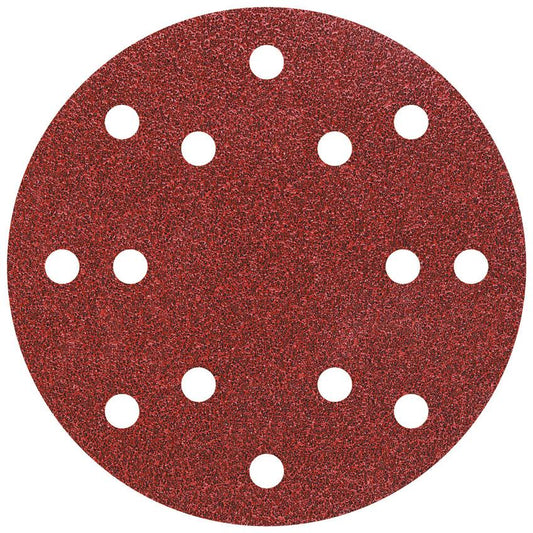 10 lixas autocolantes GR 40,80,120 Ø 150 mm Wolfcraft 8404000