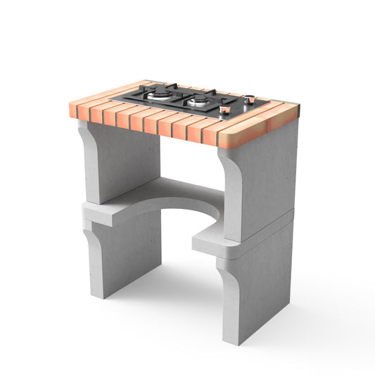 Novo módulo de bancada Iberia XL com placa de gás Movelar