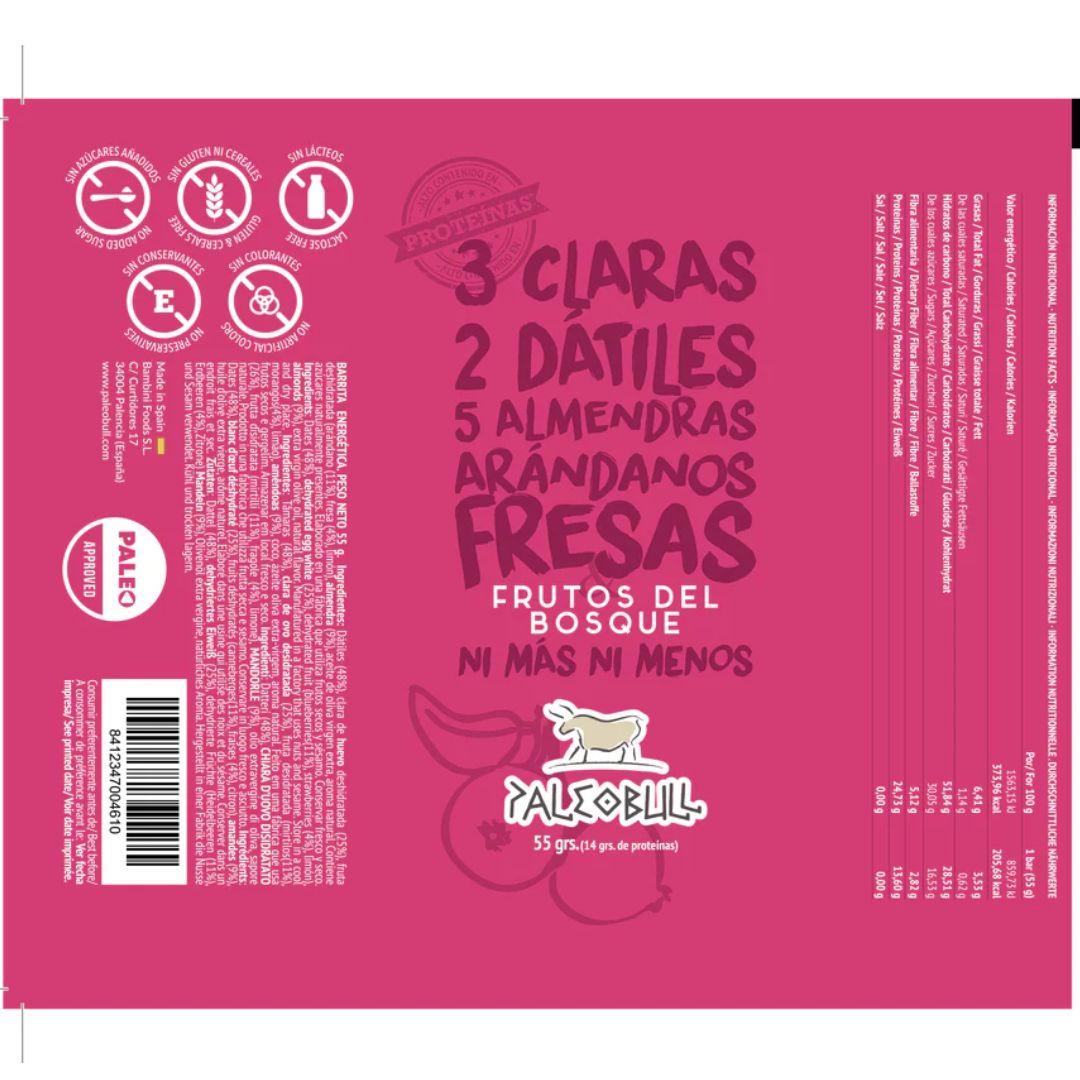 Barra Energética de Frutas da Floresta Paleobull 55g