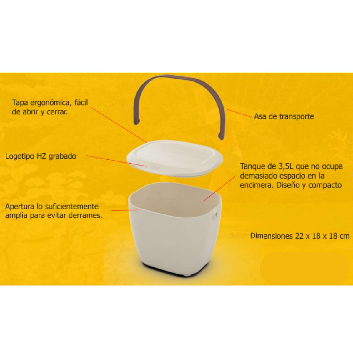 Papeleira para lixo orgânico Hozelock Kitchen Caddy 3,5L