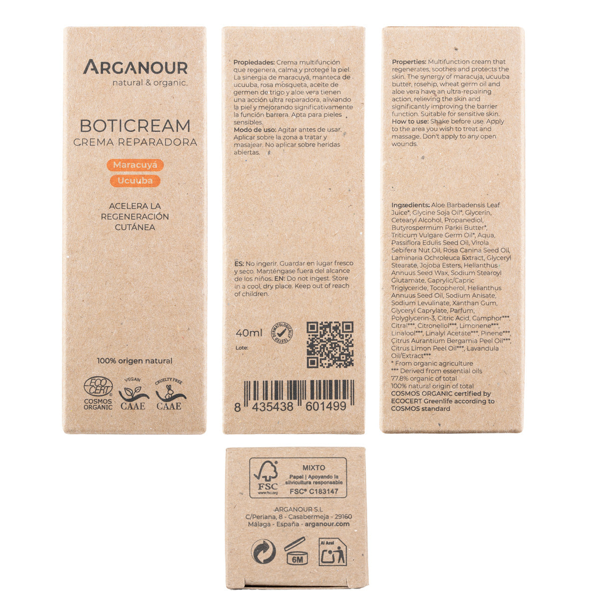 Boticream Arganour Creme Reparador 40 ml