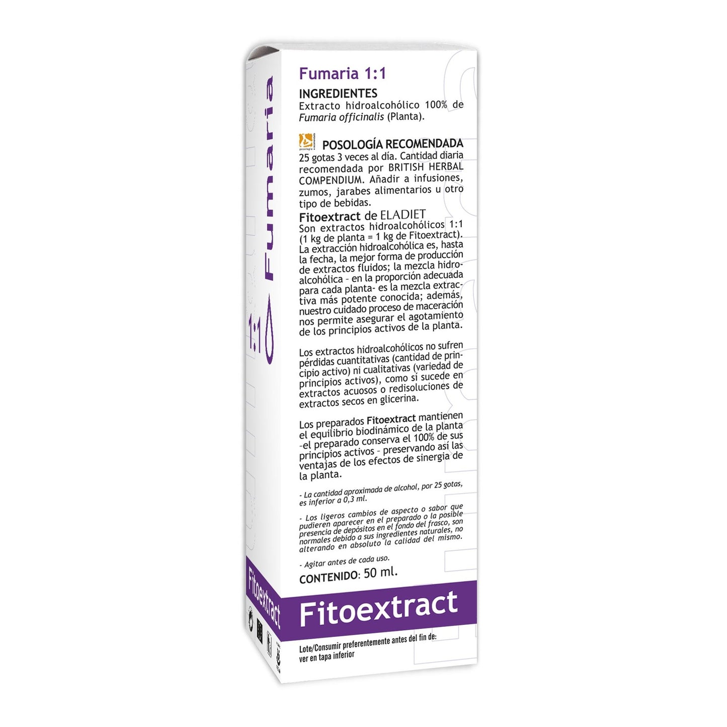 Fitoextract Fumaria Eladiet 50 ml