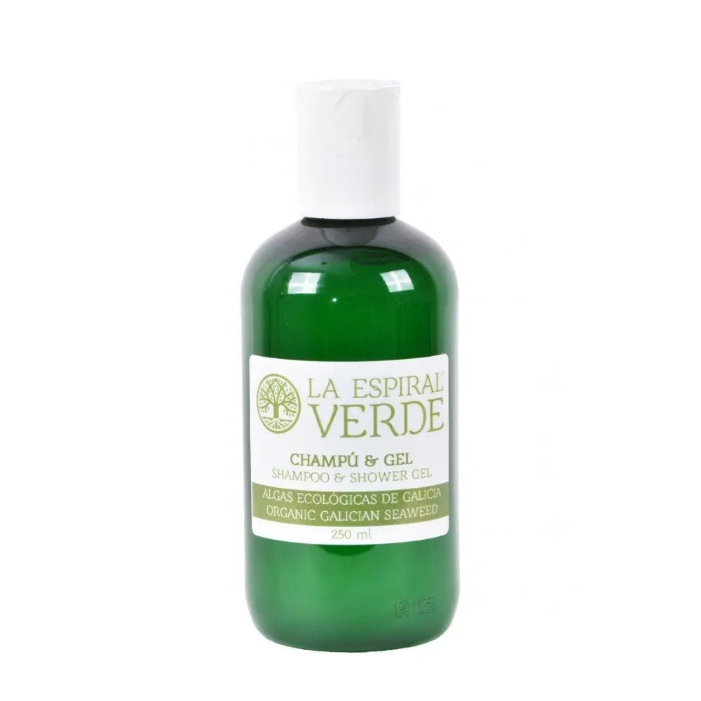Champú Y Gel De Algas La Espiral Verde 250ml_0