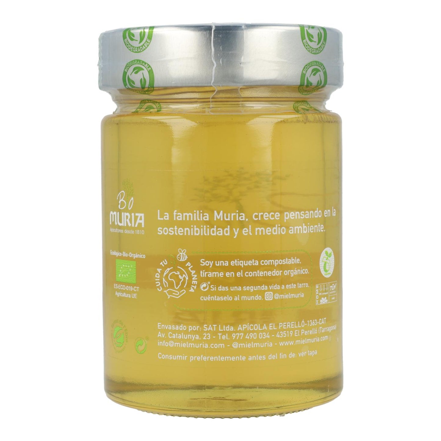 Mel de Acácia Biológico Muria 470 g