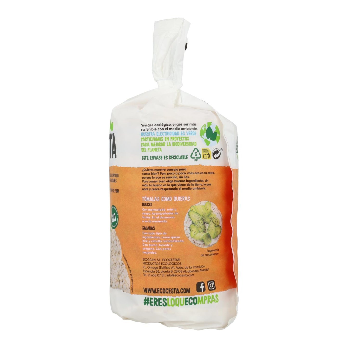 Bolinhos de Arroz e Aveia Biológicos Ecocesta 115 g