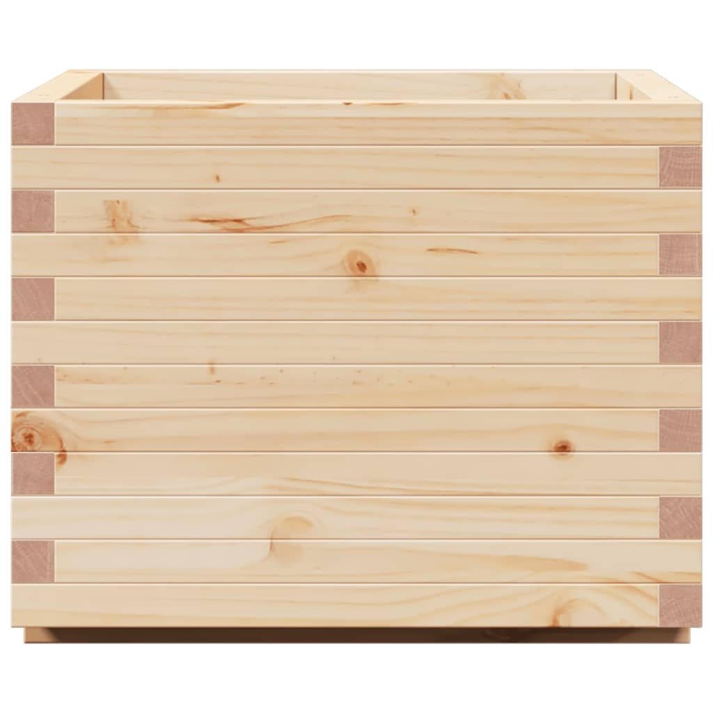 Jardinera Madera Maciza De Pino 60x60x49,5 Cm_5
