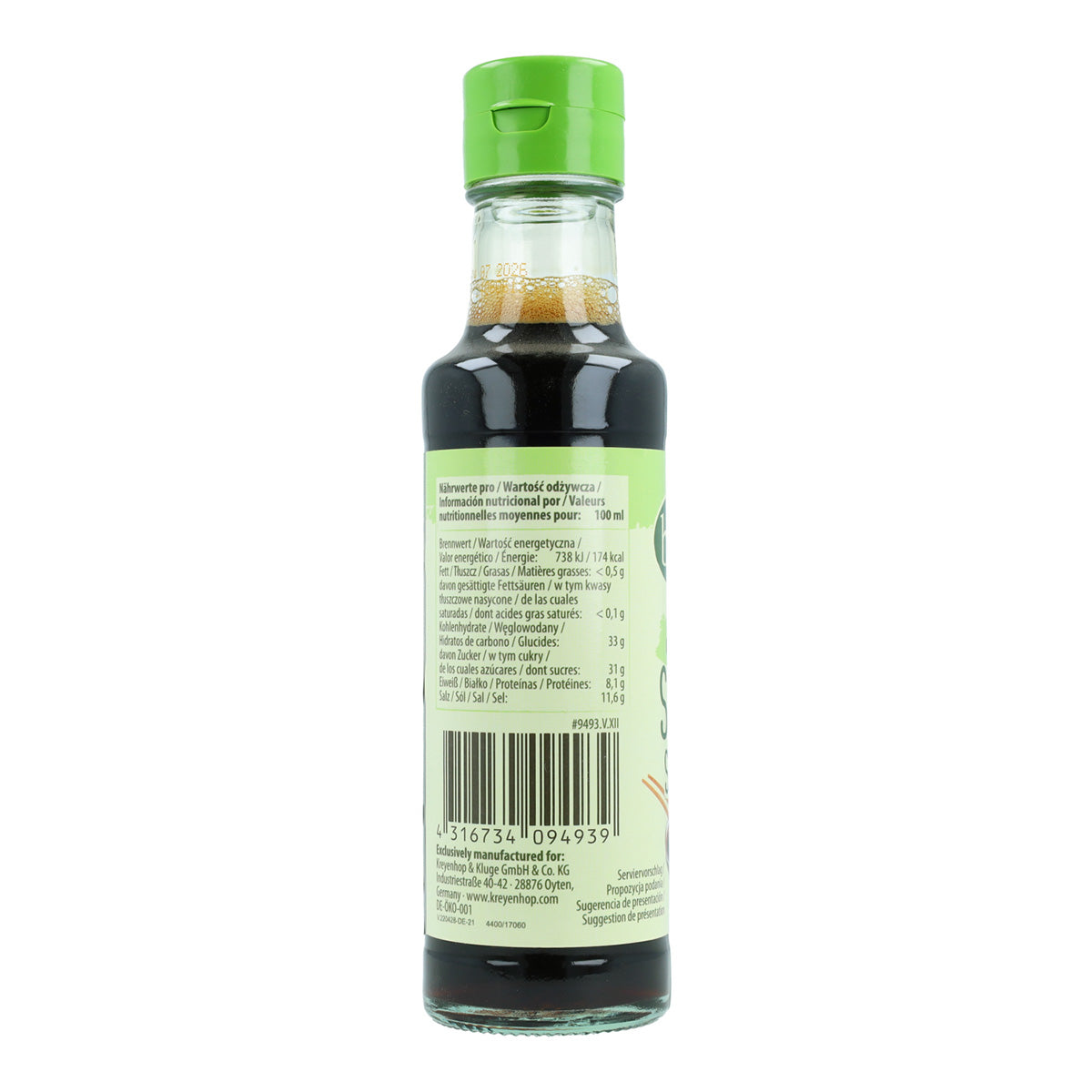 Molho de soja doce biológico Bioasia 150 ml