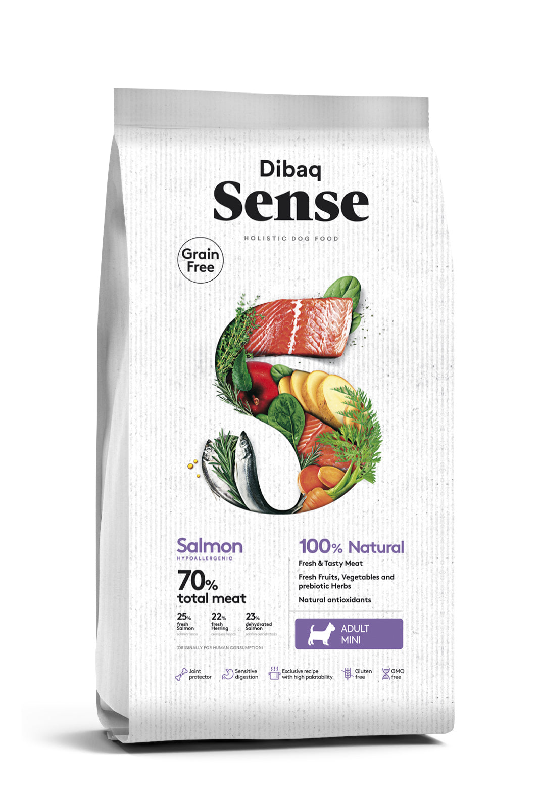 Dibaq Sense Grain Free Salmón Mini_0