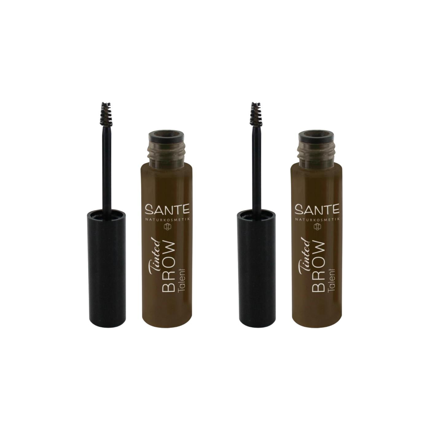 PACOTE 2 X Gel de Tratamento para Sobrancelhas Color 02 Brownie Sante, 3,5 ml