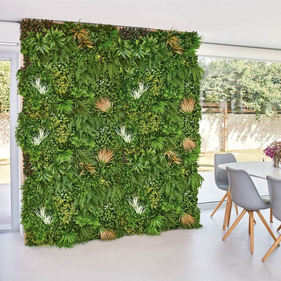 Jardim vertical artificial Sauvage Nortene 1x1 m