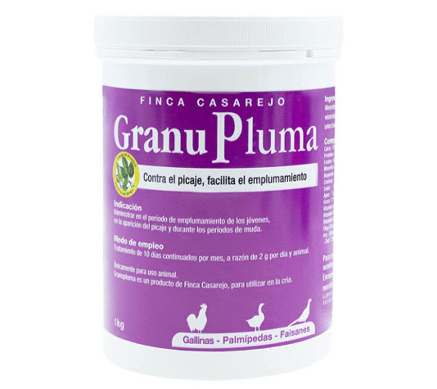GranuPluma (5Kg) - Apoyo nutricional para la época de muda de las aves - Favorece el Emplumamiento - Formato granulado_0