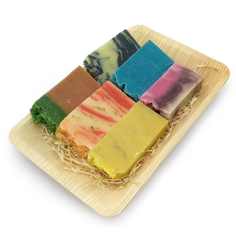 Set 6 Jabones Naturales - Cesta Jabones Hechos Con Aceite De Oliva - Regalo Original Días Especiales - Todo Tipo De Piel_5