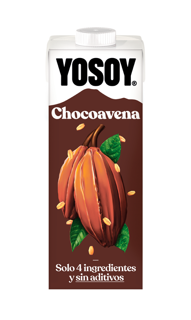 Pack de 6 bebidas de aveia e chocolate Yosoy 1L
