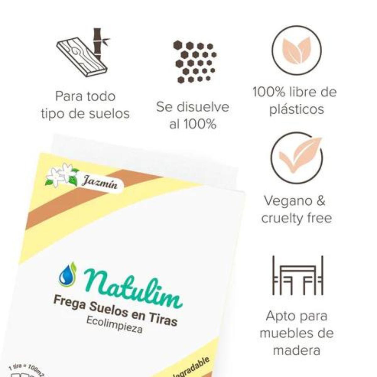 Tiras de limpeza de pavimentos Eco Natulim 30 unidades