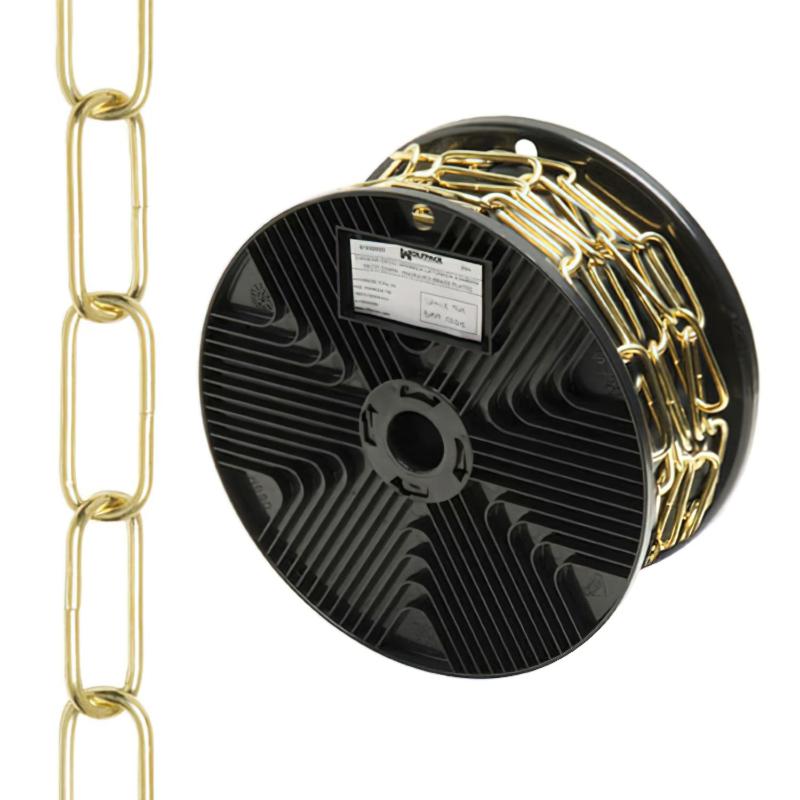 Cadena Decorativa Lisa Latonada 3,4x43 Mm. Rollo 20 Metros_0