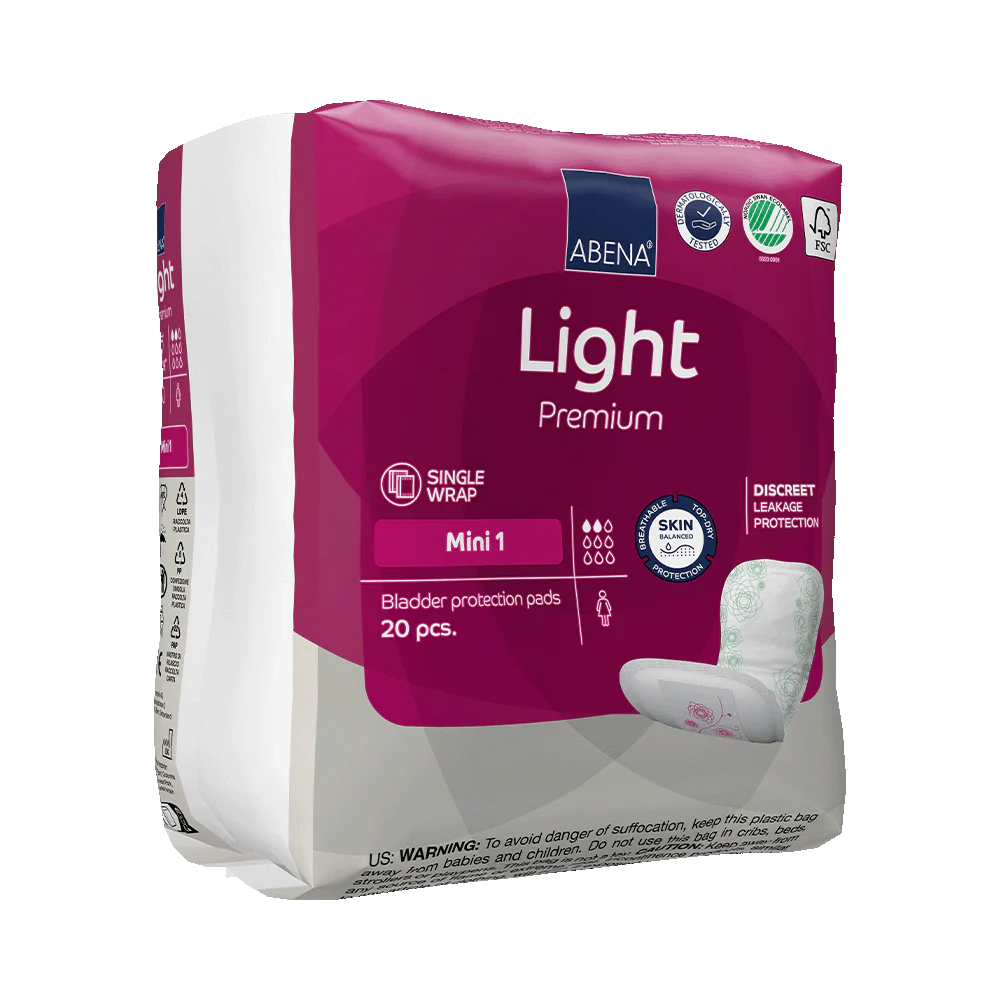 Abena Mini 1 Pensos para Incontinência 20 Unidades