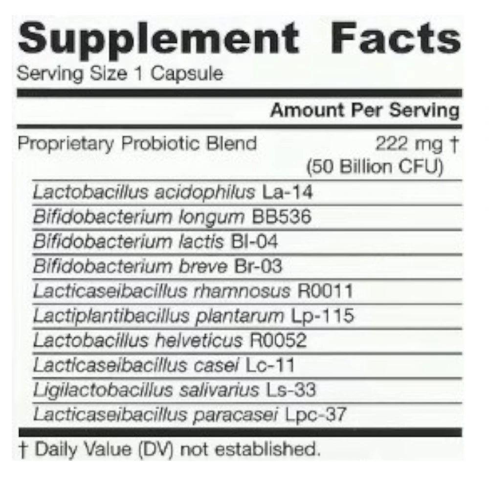 Jarro-dophilus Ultra Gut Rescue 50 Billion Cfu 60 Caps_1