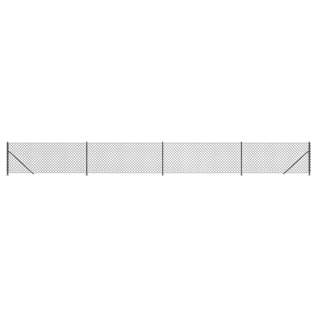 Cerca De Alambre Con Brida Gris Antracita 1x10 M / Vetonek_5