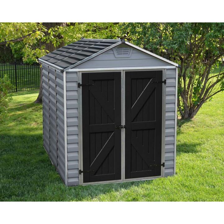 Telheiro de jardim Skylight Deco em cinzento da Palram 185x304 cm
