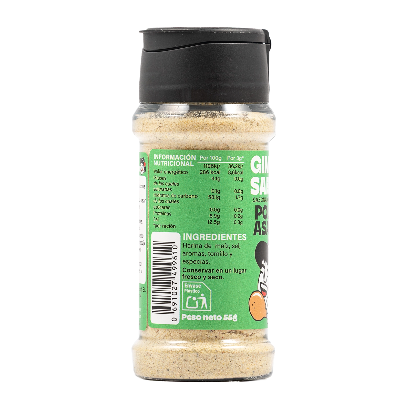 Sazonador vegetal sabor pollo asado