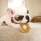 Anel em pele de bezerro prensada Snack Natural Nobleza 20 unidades