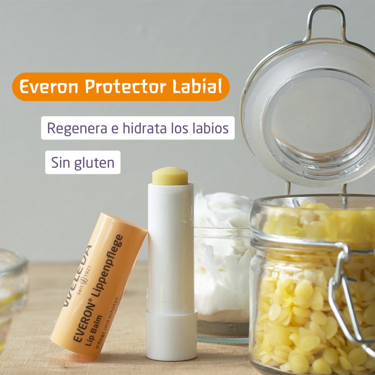 Bálsamo labial Everon, Weleda, 4,8g