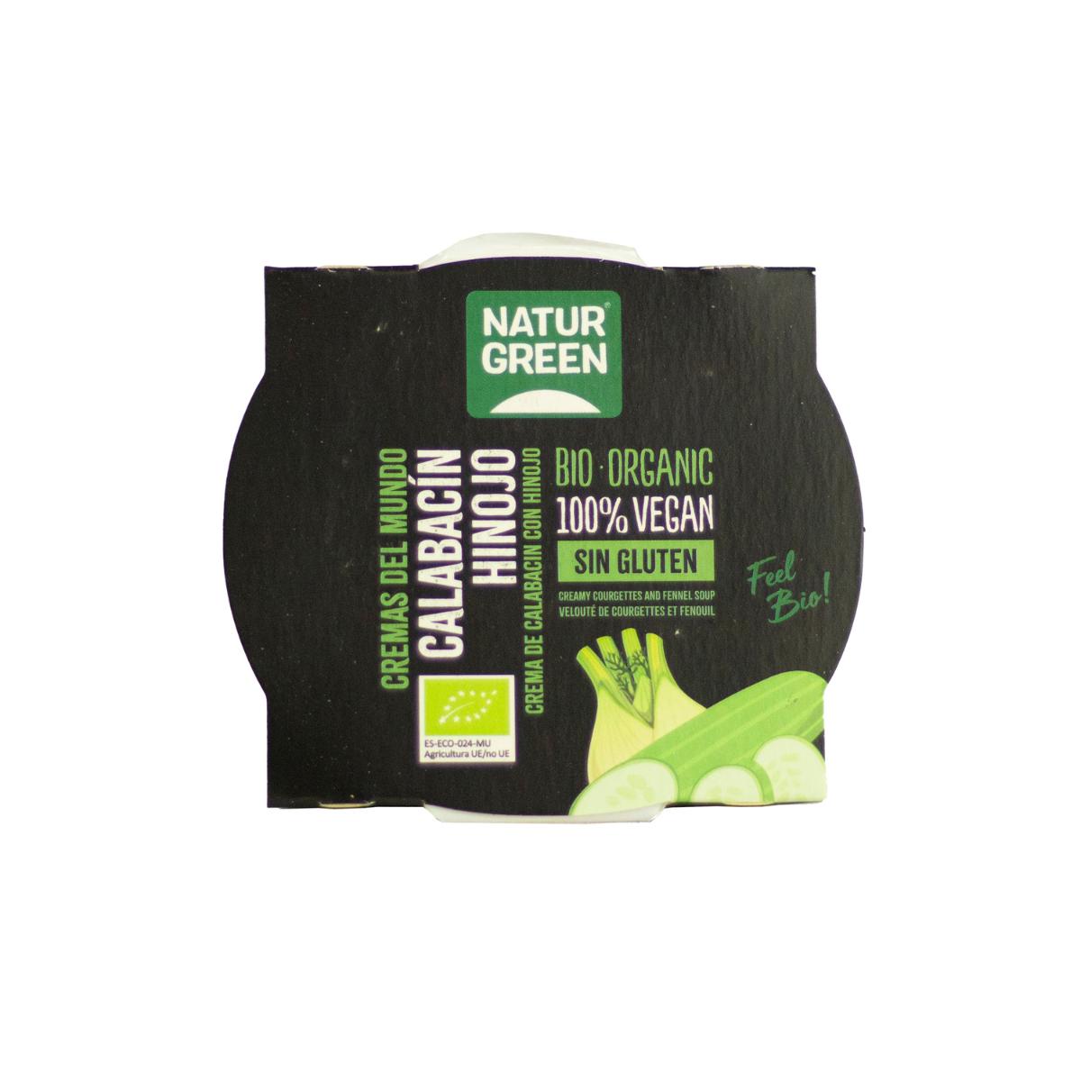 Creme de Courgette e Funcho Naturgreen, 310 gr