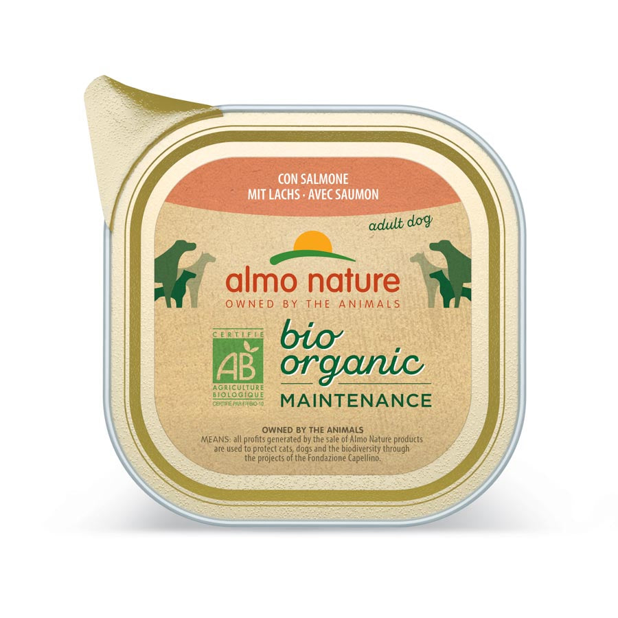 Almo Perro Tarrina Biorganic Salmon 300 Gr_0
