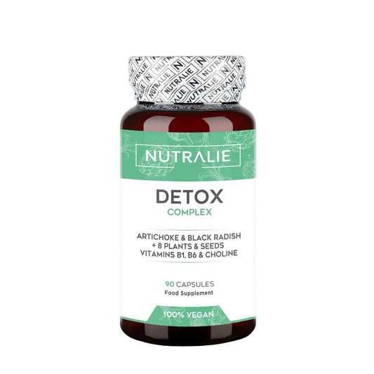 Nutralie Detox complexo com vitaminas B1 + B6 e colina 90 cápsulas