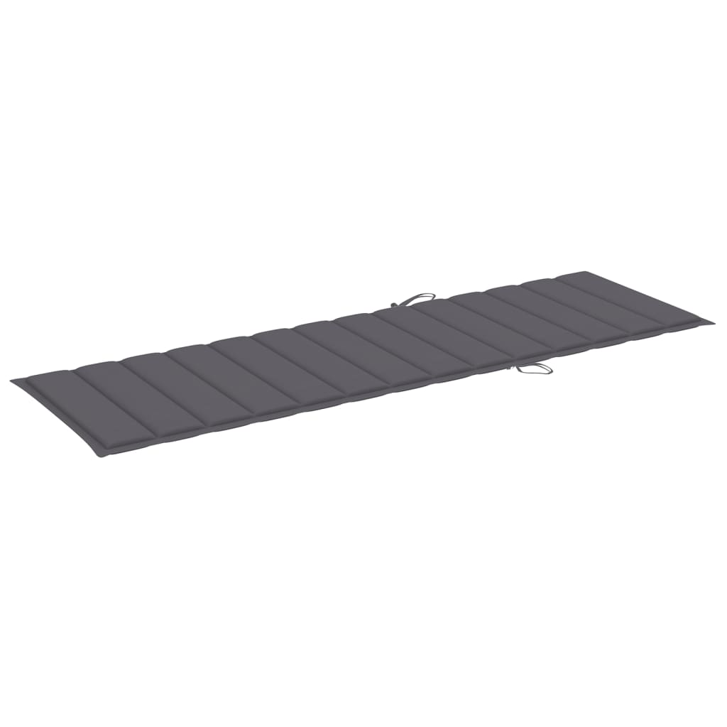 Tumbona Doble Y Cojines Madera Pino Impregnada Gris Antracita_4