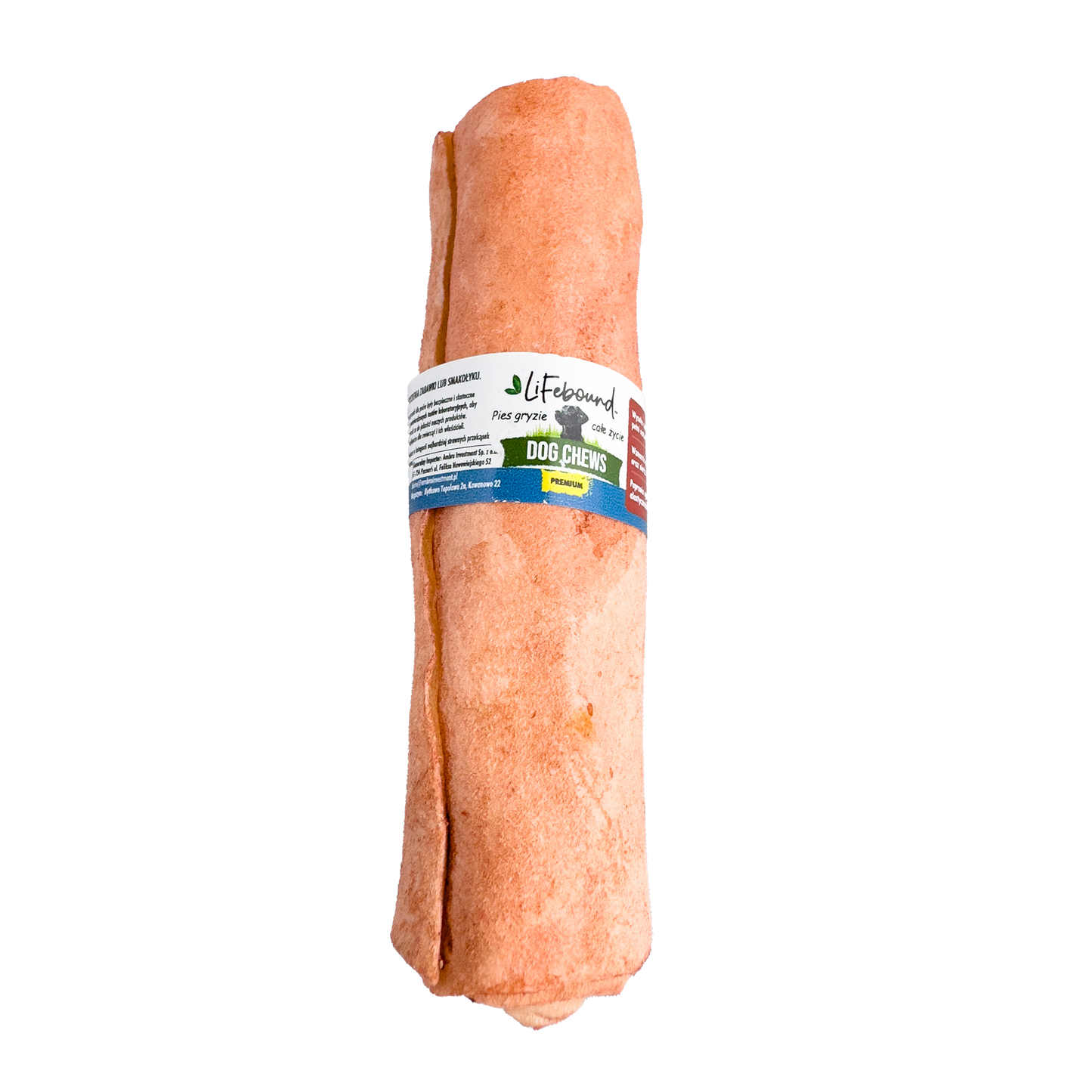 Lifebound - Hueso Masticable Natural Para Perros De Cuero De Ternera Forma Hueso Sabor Cordero - 10 Piezas XXL_0