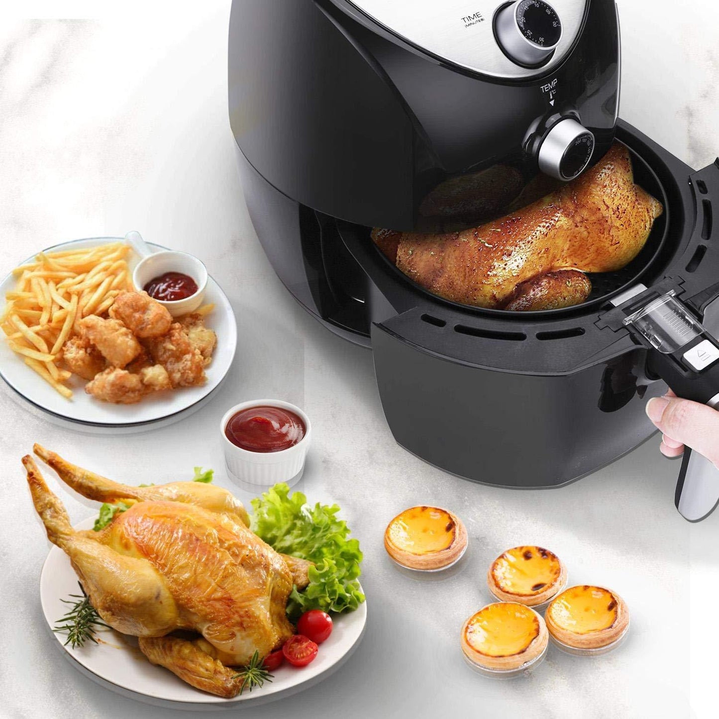 Fritadeira sem óleo 3,2 L 1400 W sem BPA
