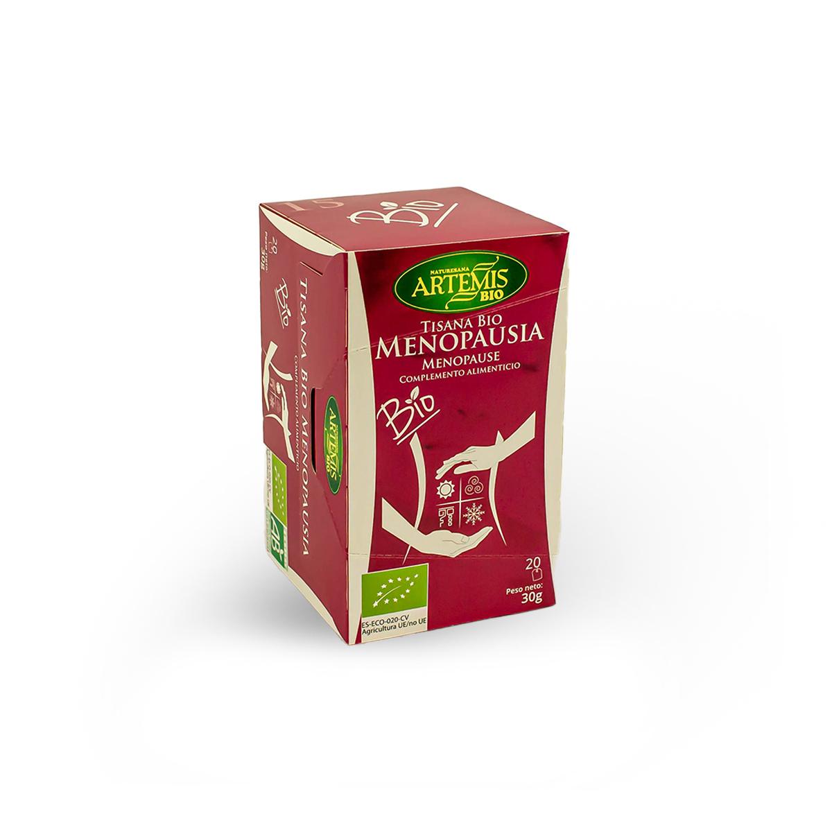 Chá de ervas Bio Menopausa Bio Artemis 20 filtros.