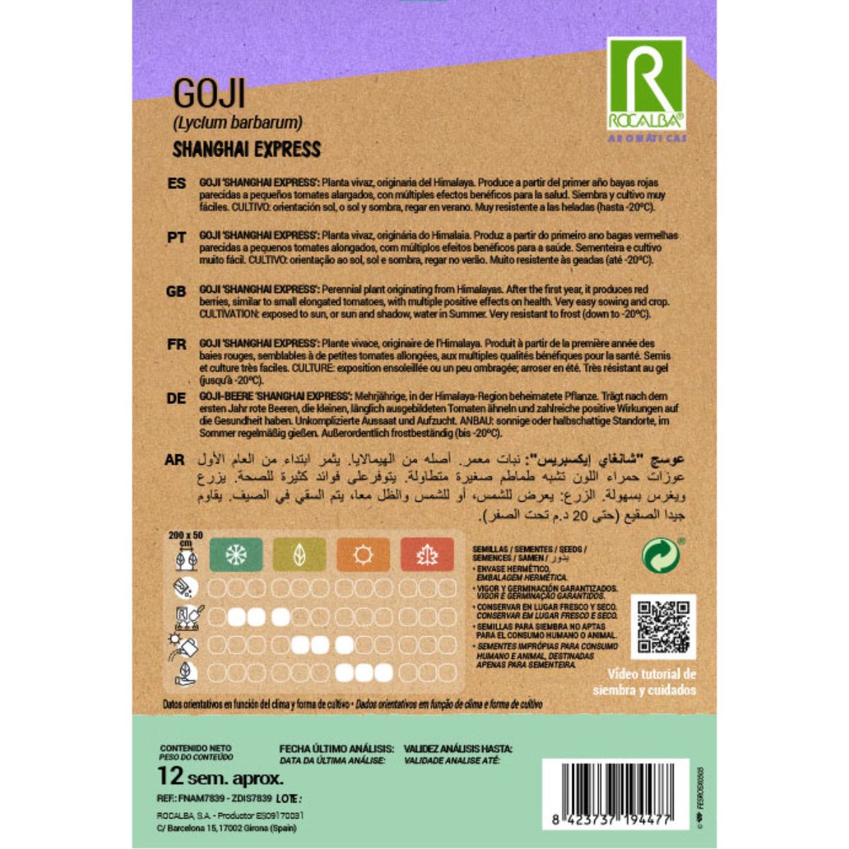 Sementes de Gogi Shanghai Express