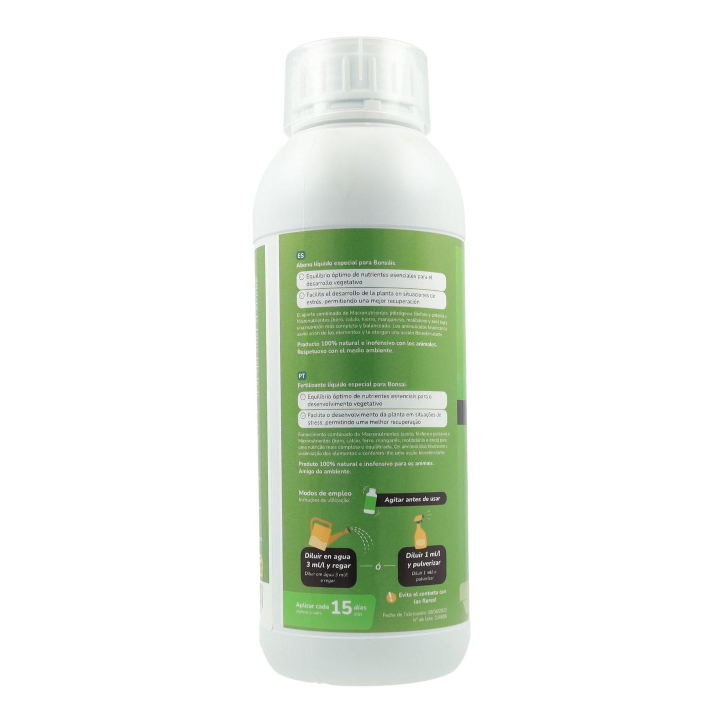 Fertilizante Líquido Planeta Huerto Bonsai 1 l