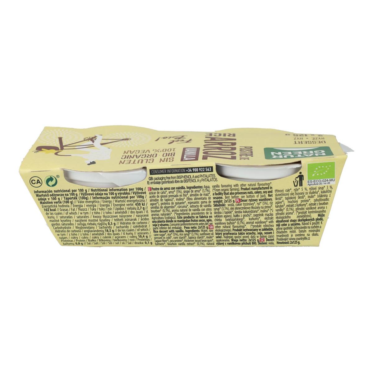 Embalagem de 2 Sobremesas de Arroz com Baunilha NaturGreen 4 x 125 g