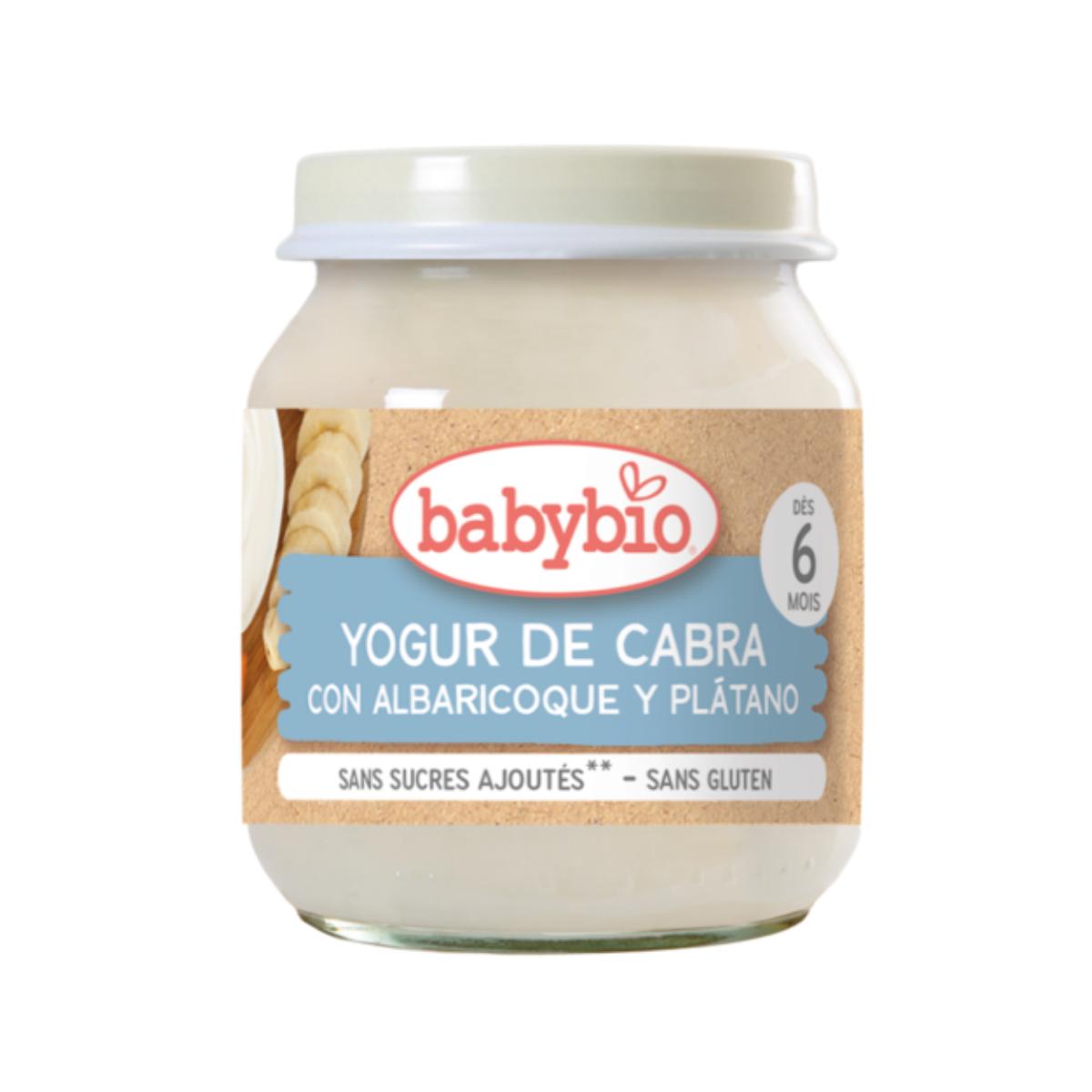 Iogurte de Damasco e Banana com Leite de Cabra Biológico Babybio 2x130gr