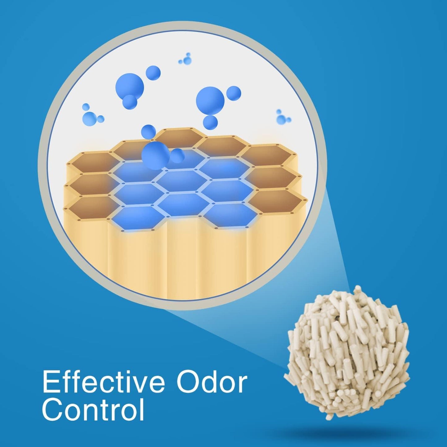 Areia biodegradável para gatos Nobleza Tofu 3,8 L